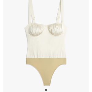 Danielle Berstein Corset Bodysuit Ivory Size 4
